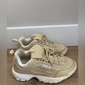 Fila Tan Athletic Shoes